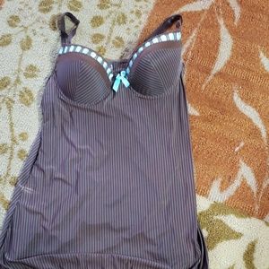 Brown & Turquoise Nighty